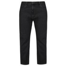SALE - BAD RHINO Black Denim Straight Leg Jeans 42" 