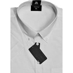       ESPIONAGE Cotton rich Short Sleeve shirt WHITE 2 - 8XL