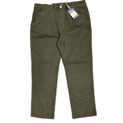 KAM Comfort Cotton Chino with active stretch KHAKI 40 - 70" Short and Regular