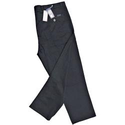 SALE - ED BAXTER Flat Front Chino with comfort FLEX waistband BLACK 44-58" 