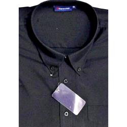  ESPIONAGE Cotton rich Short Sleeve shirt BLACK 2 - 8XL