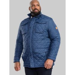                                        D555 DALWOOD QUILTED JACKET NAVY  3 - 6XL
