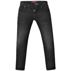  D555 BENSON TAPERED FIT STRETCH JEANS DARK GREY 42 - 60" S/R