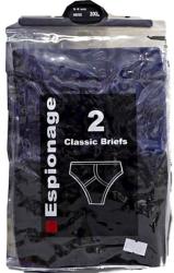       ESPIONAGE TWIN PACK CLASSIC Y-FRONTS 2 - 8XL