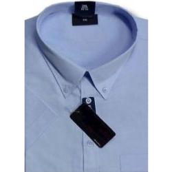       ESPIONAGE Cotton rich Short Sleeve shirt LIGHT BLUE 2 - 8XL